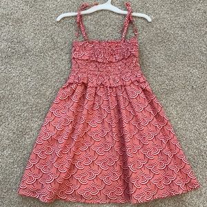 Pretty Crewcuts Size 4 smock dress w/shoulder ties